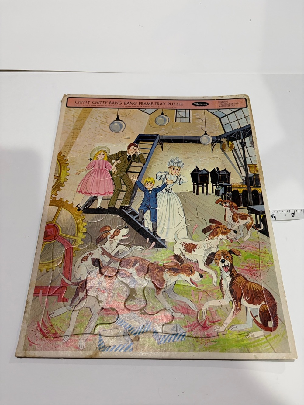 Vintage 1968 Chitty Chitty Bang Bang Whitman Frame Tray Puzzle #4529 Complete